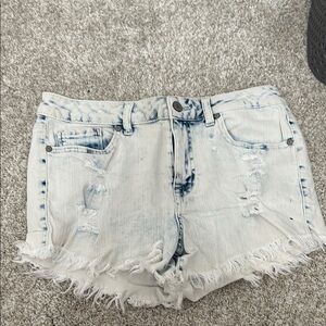 Altar'd State White Jean Shorts